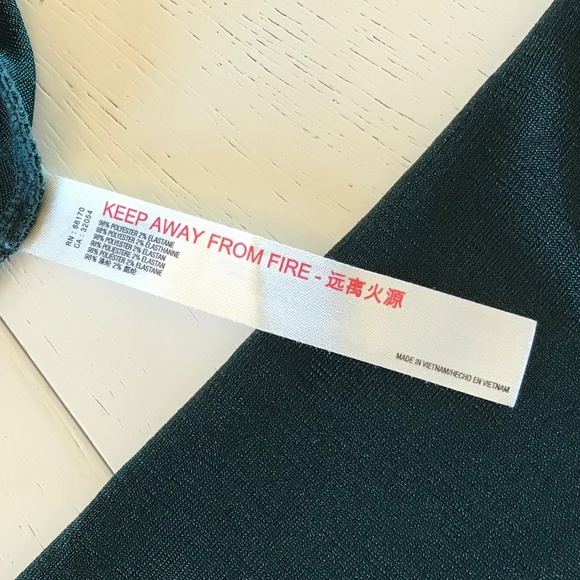 FREE PEOPLE DEEP V GREEN TURNT BODYSUIT - Picture 6 of 14